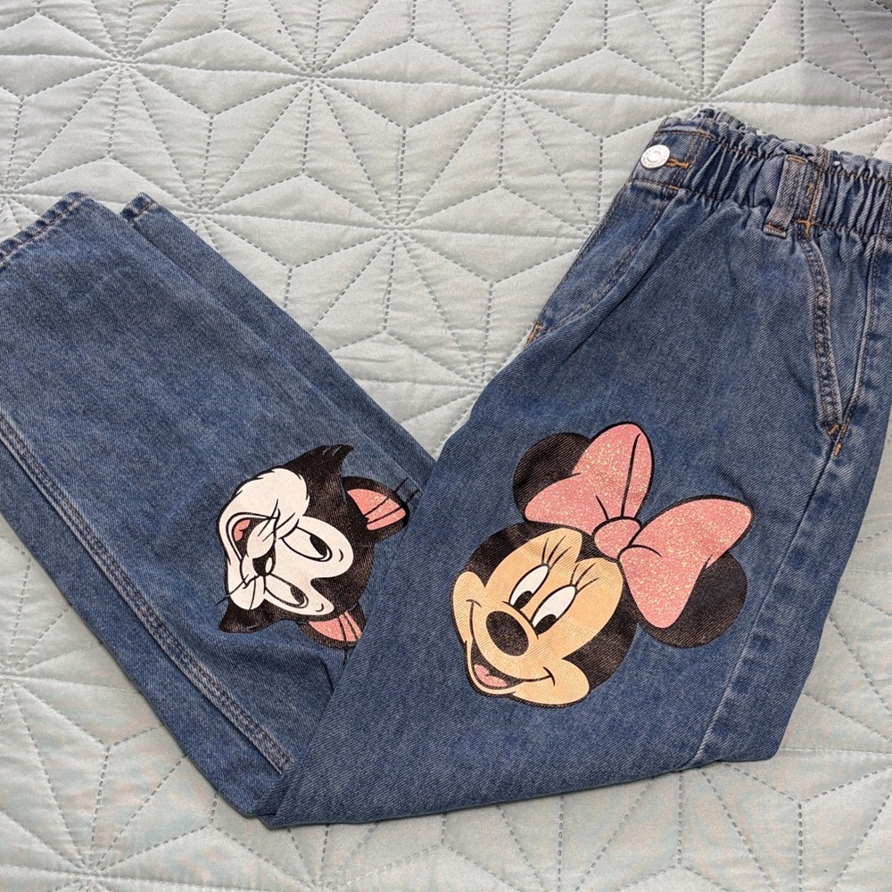 H&M Blue Kids Jeans with Cartoon Characters